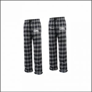 East Hills Band -19. Flannel Pant (Black/Gray Buffalo Plaid)