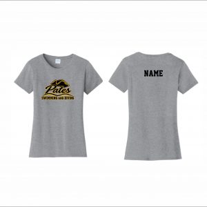 Freedom Swim & Dive - 3. Ladies Short Sleeve Soft T-Shirt
